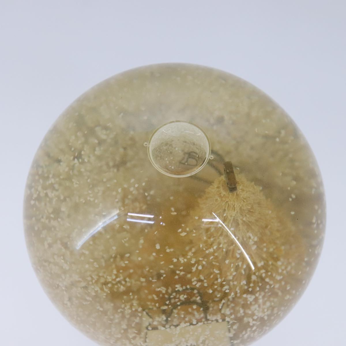 CHANEL Christmas Tree Shopper Snow Globe VIP Only Clear Yellow CC 102238