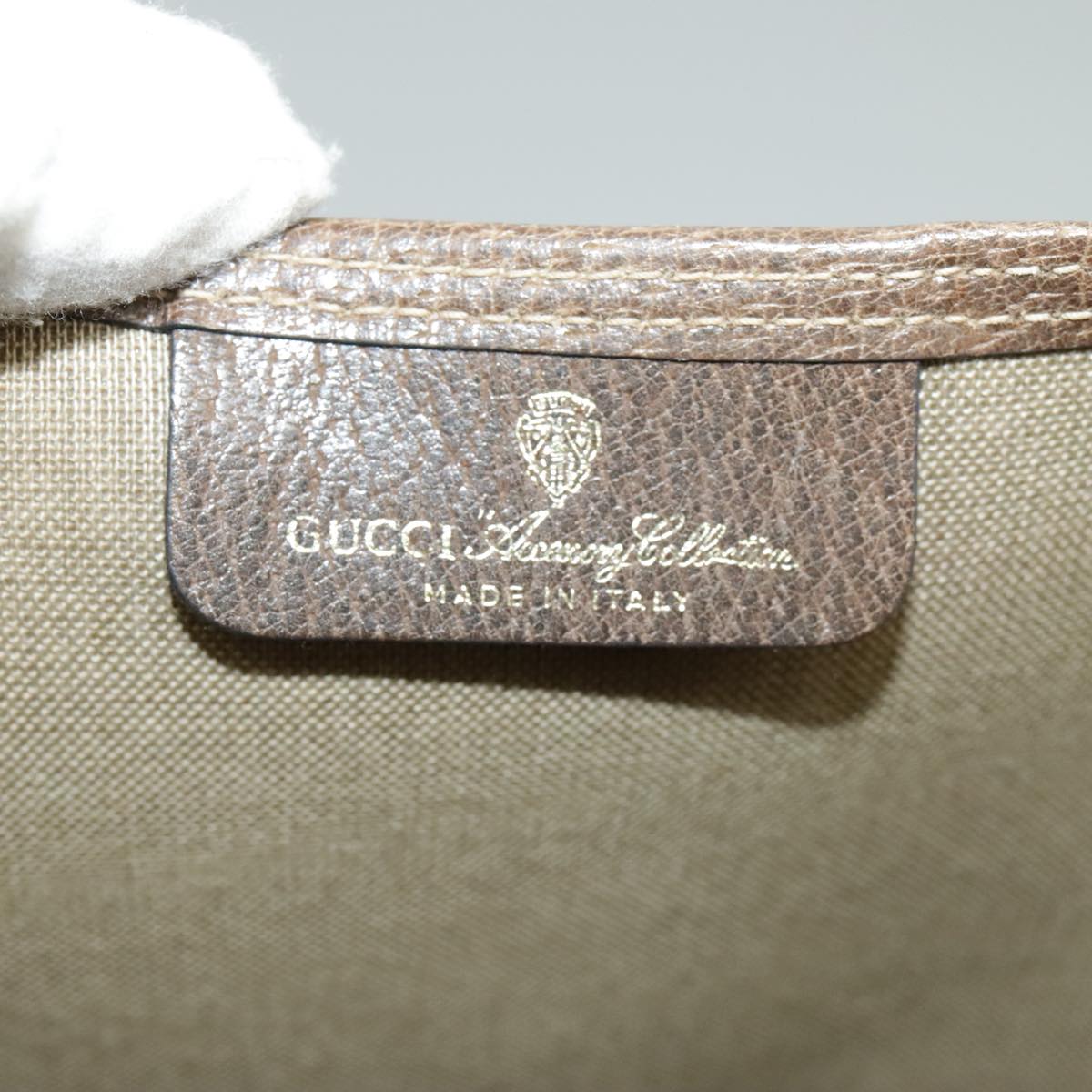 GUCCI GG Supreme Web Sherry Line Tote Bag PVC Beige Red 39 02 003 102265