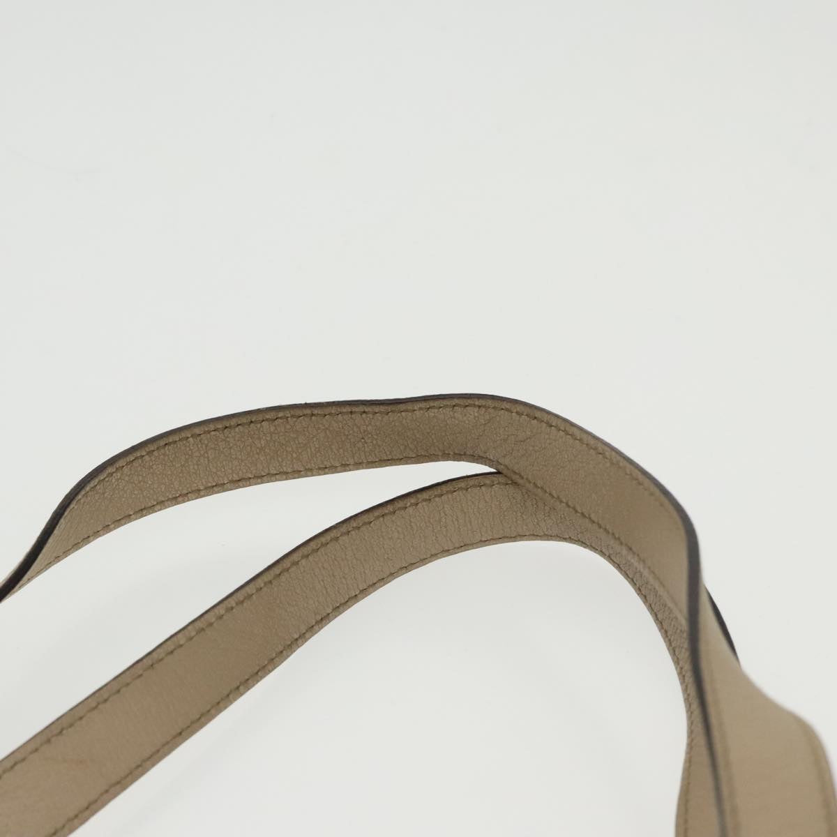 GUCCI GG Canvas Abbey Tote Bag Beige Gold 130736 102266