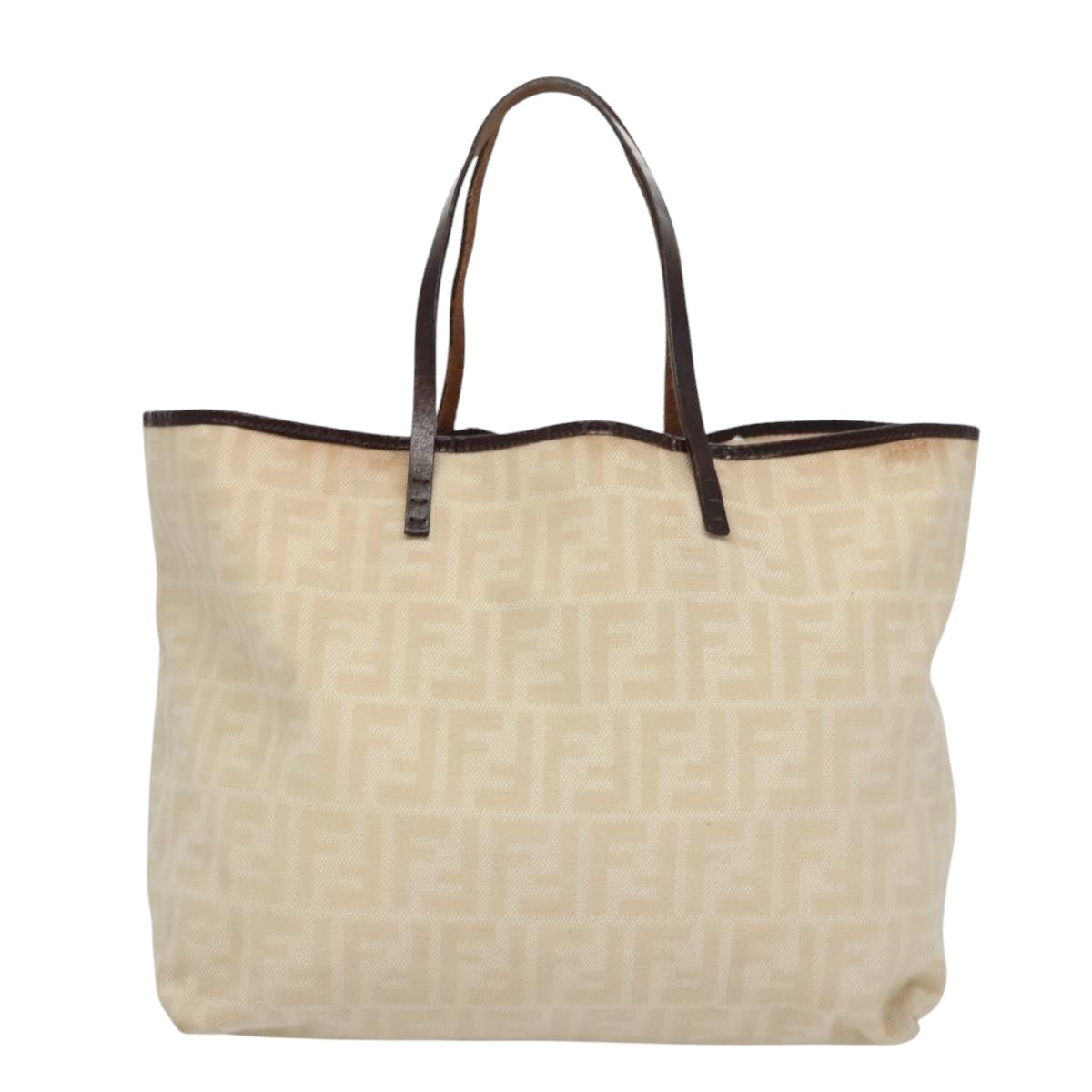 FENDI Zucca Canvas Tote Bag Beige 102286