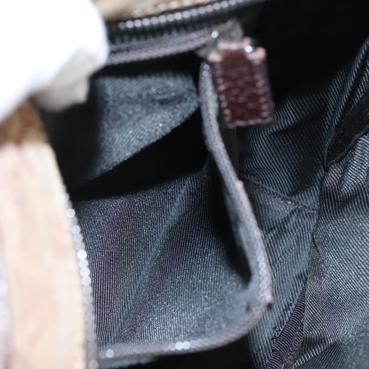 GUCCI GG Canvas Shoulder Bag Beige 102345