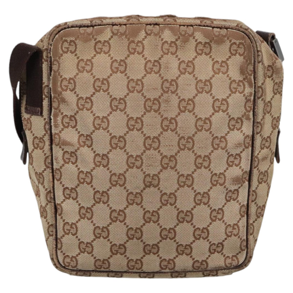 GUCCI GG Canvas Shoulder Bag Beige 102345