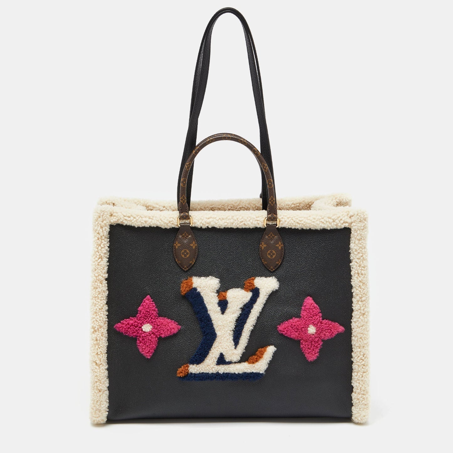 Louis Vuitton  Shearling Monogram Onthego Gm Bag