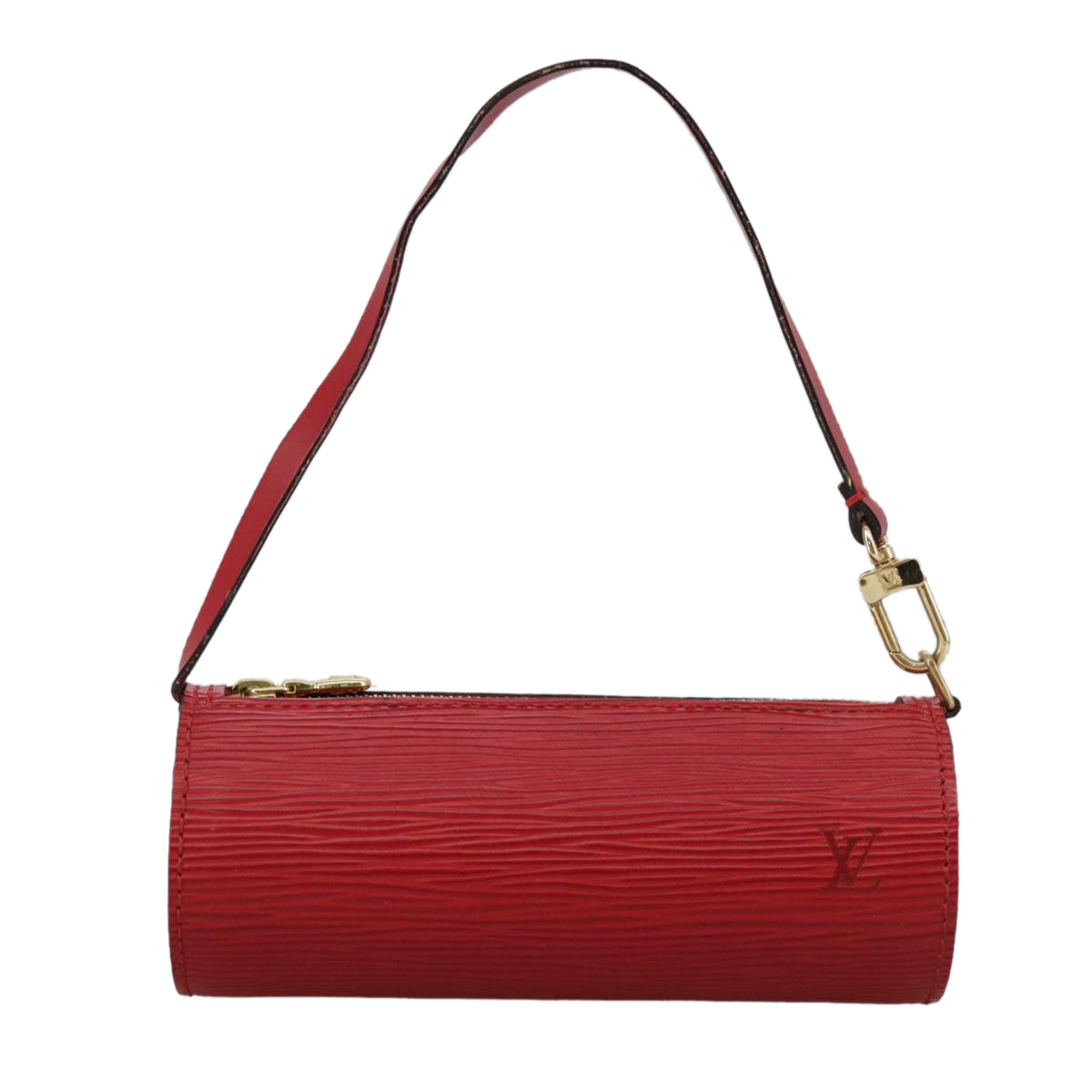 LOUIS VUITTON Epi Soufflot Pouch Accessory Pouch Red LV 102711