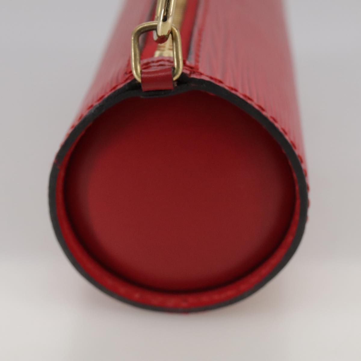 LOUIS VUITTON Epi Soufflot Pouch Accessory Pouch Red LV 102711
