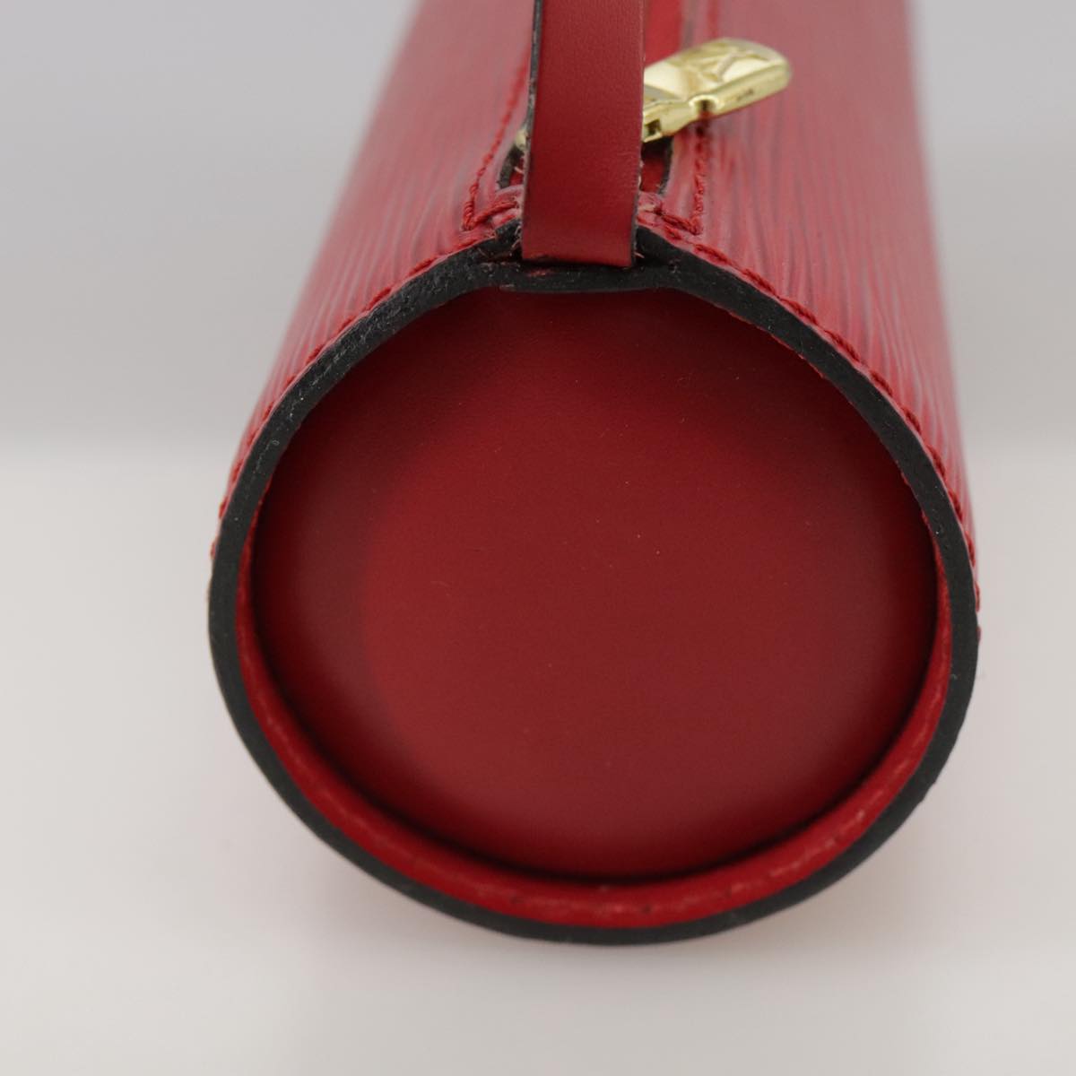 LOUIS VUITTON Epi Soufflot Pouch Accessory Pouch Red LV 102711