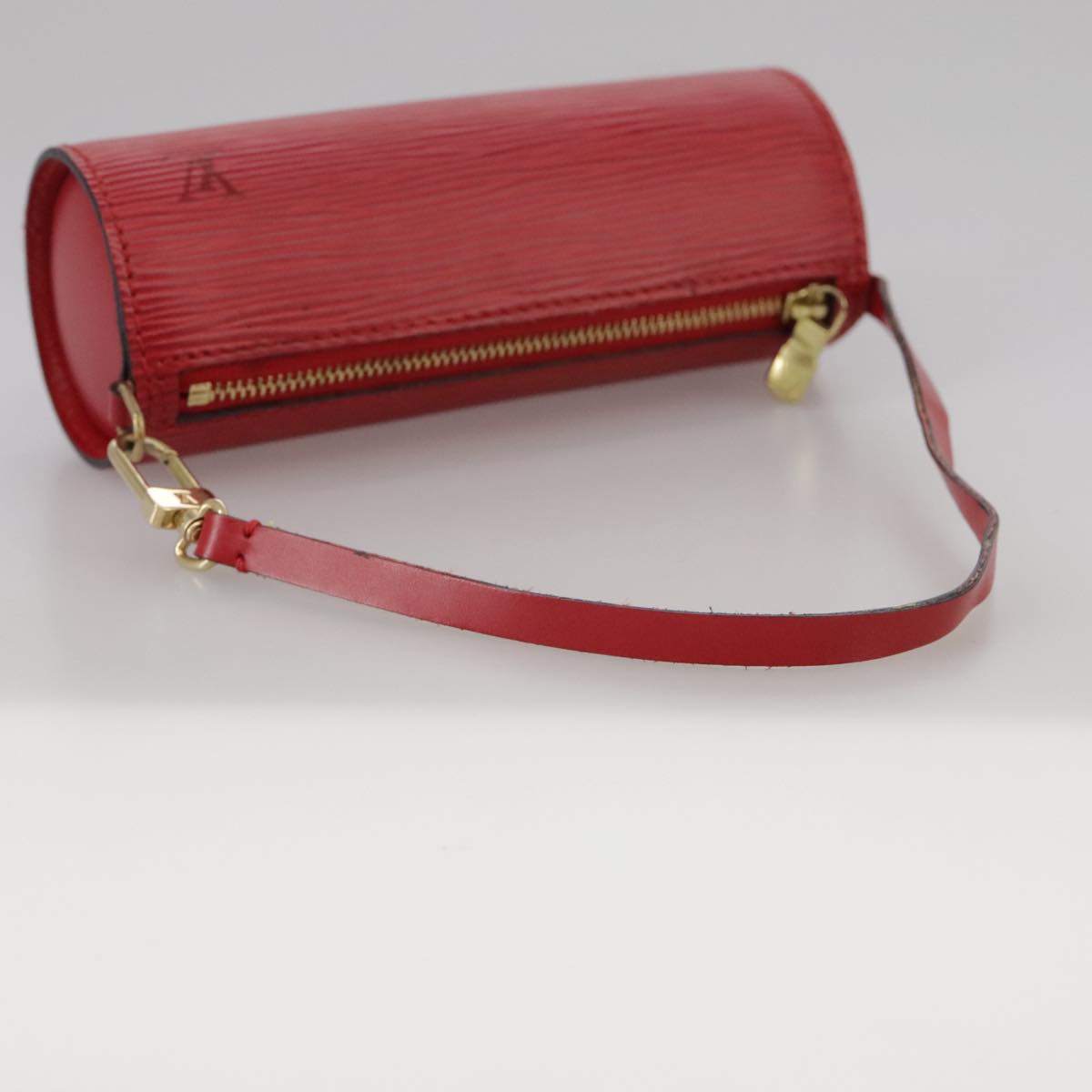 LOUIS VUITTON Epi Soufflot Pouch Accessory Pouch Red LV 102711