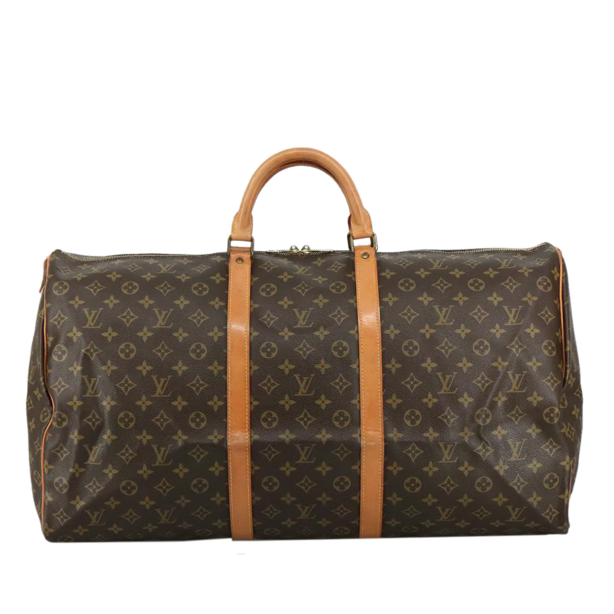 LOUIS VUITTON Monogram Keepall 60 Boston Bag M41422 LV 102746