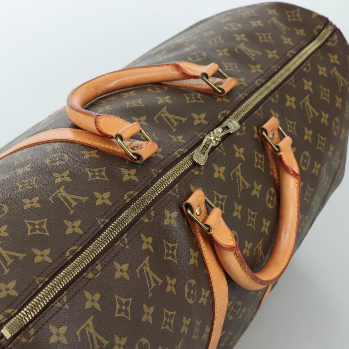 LOUIS VUITTON Monogram Keepall 60 Boston Bag M41422 LV 102746
