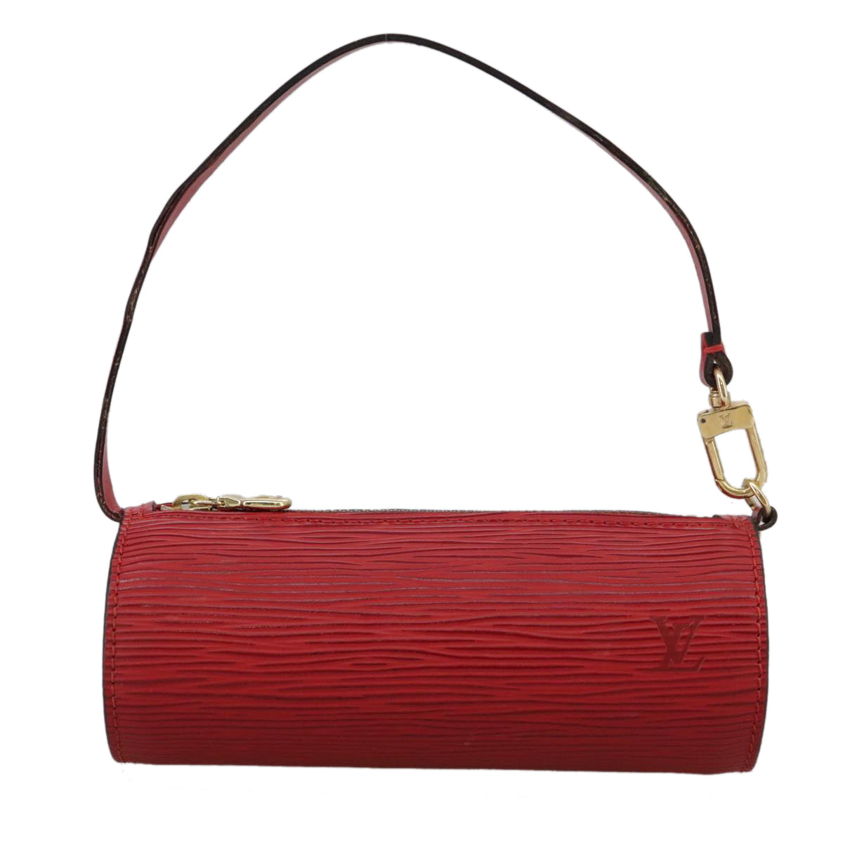 LOUIS VUITTON Epi Soufflot Pouch Accessory Pouch Red LV 102779