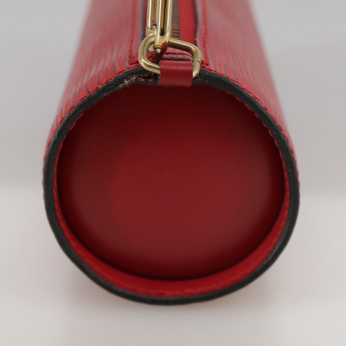 LOUIS VUITTON Epi Soufflot Pouch Accessory Pouch Red LV 102779
