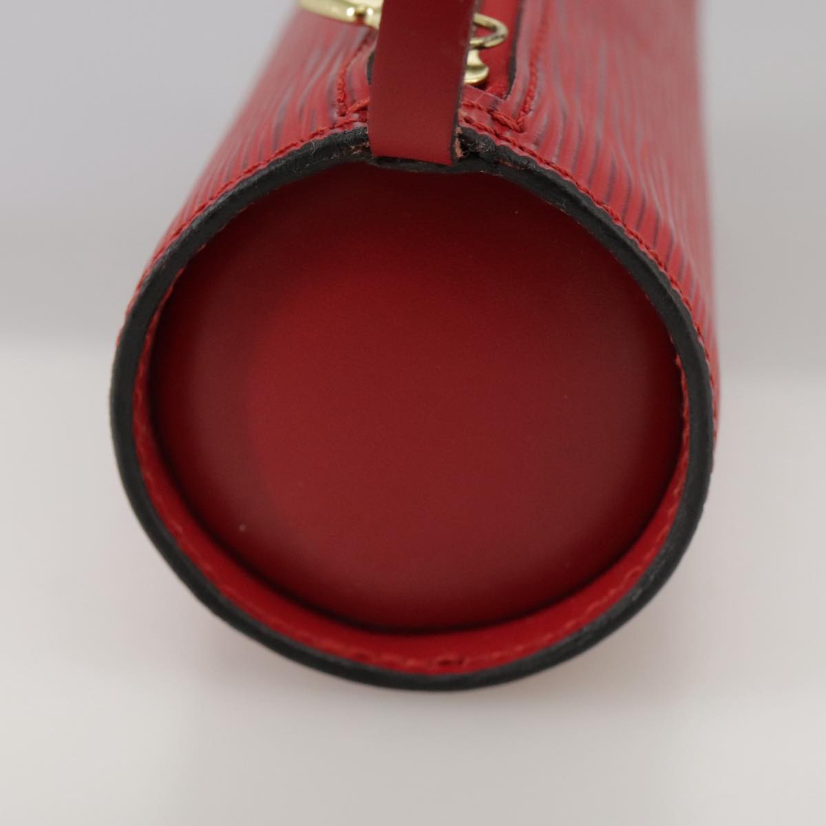 LOUIS VUITTON Epi Soufflot Pouch Accessory Pouch Red LV 102779