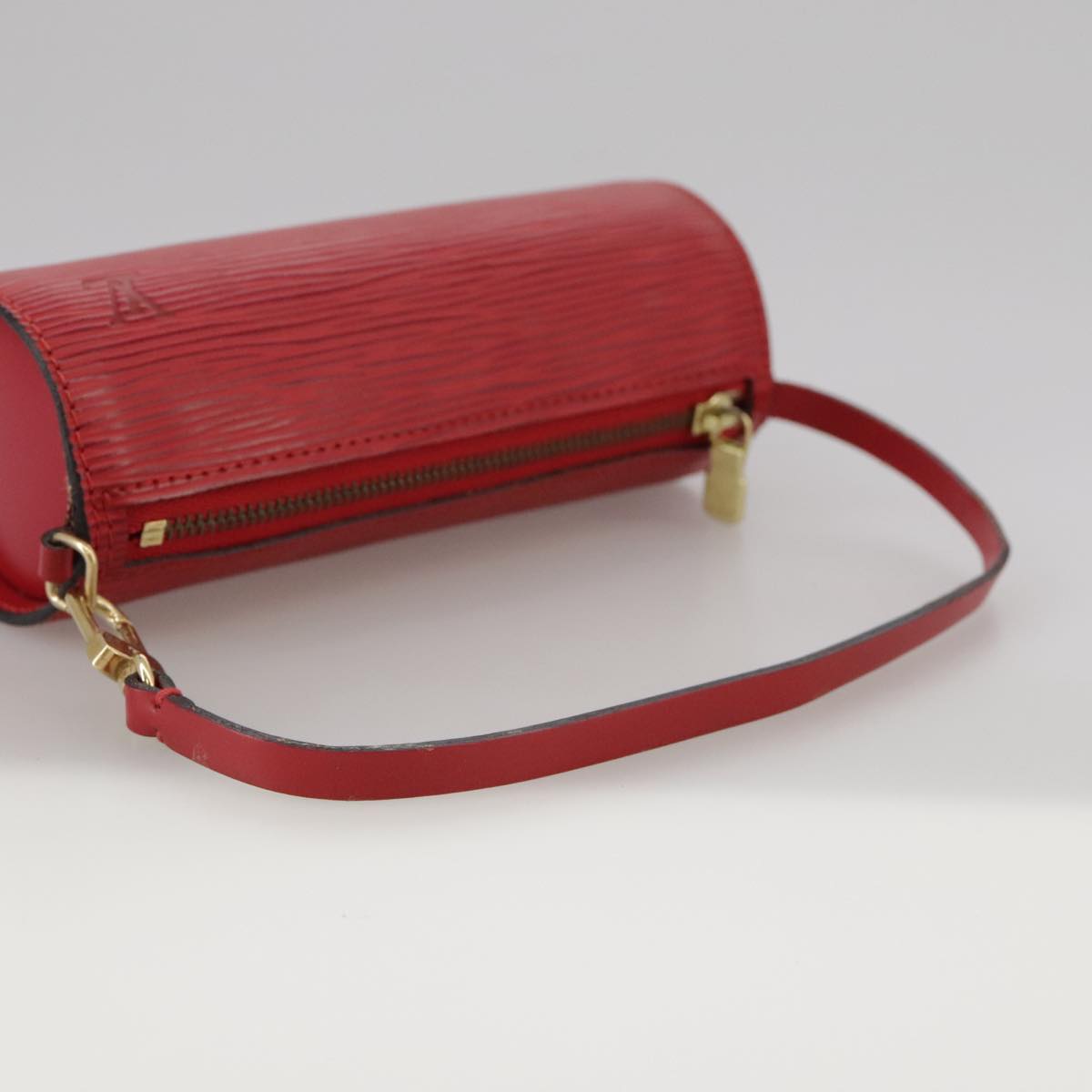 LOUIS VUITTON Epi Soufflot Pouch Accessory Pouch Red LV 102779