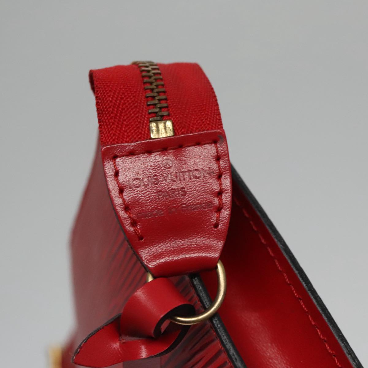 LOUIS VUITTON Epi Pochette Accessoires Accessory Pouch Red M52987 102890