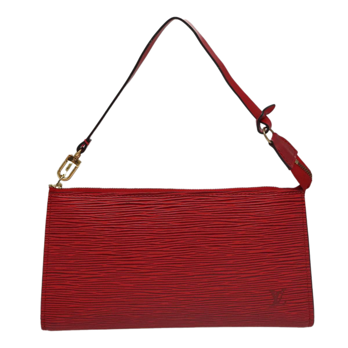 LOUIS VUITTON Epi Pochette Accessoires Accessory Pouch Red M52987 102890