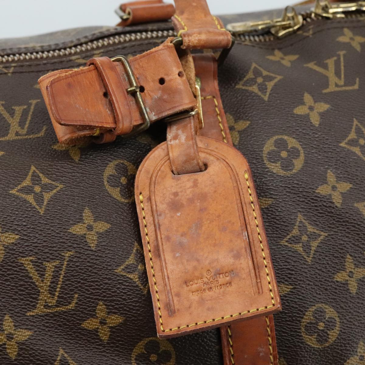 LOUIS VUITTON Monogram Keepall Bandouliere 60 Boston Bag M41412 LV 102953