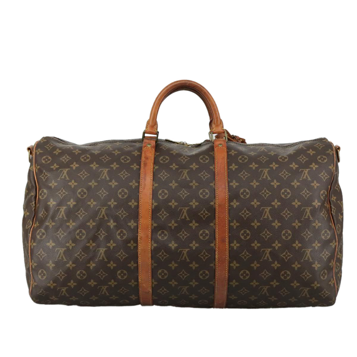 LOUIS VUITTON Monogram Keepall Bandouliere 60 Boston Bag M41412 LV 102953