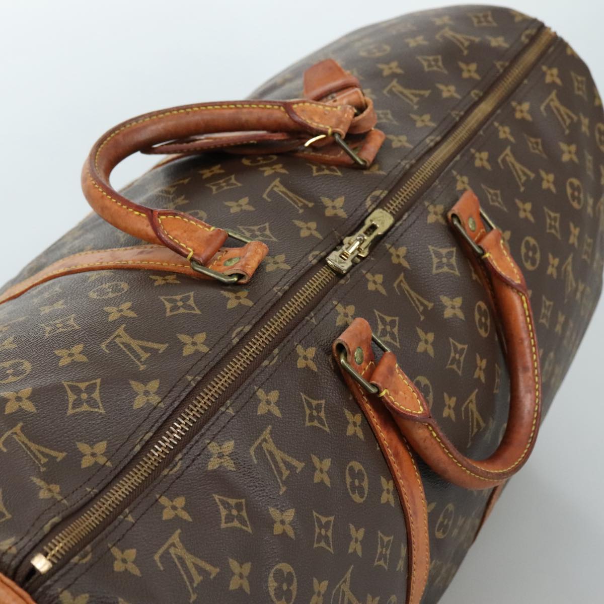 LOUIS VUITTON Monogram Keepall Bandouliere 60 Boston Bag M41412 LV 102953