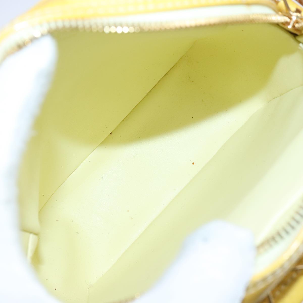 LOUIS VUITTON Monogram Vernis Wooster Shoulder Bag Yellow M91075 LV 103247