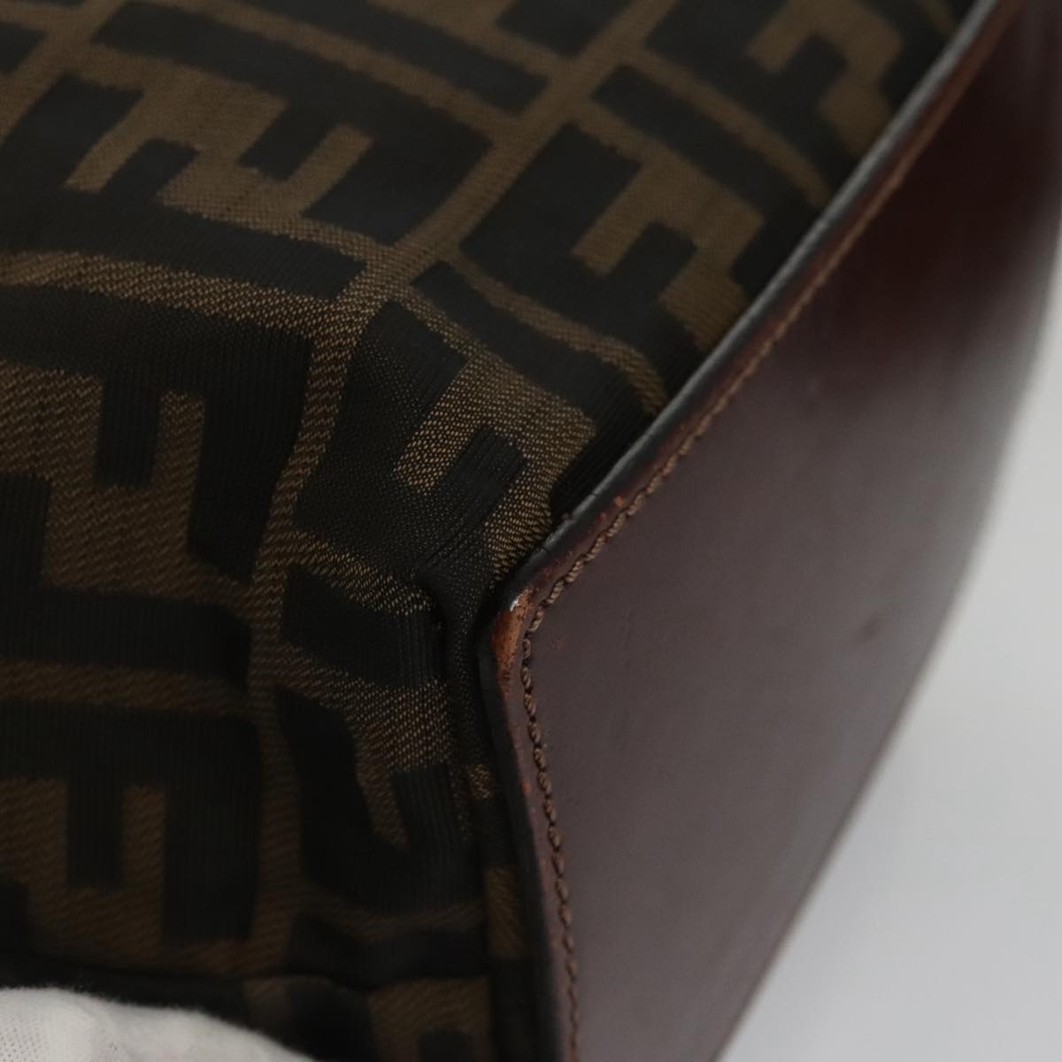 FENDI Zucca Canvas Bag 2Set Brown 103308