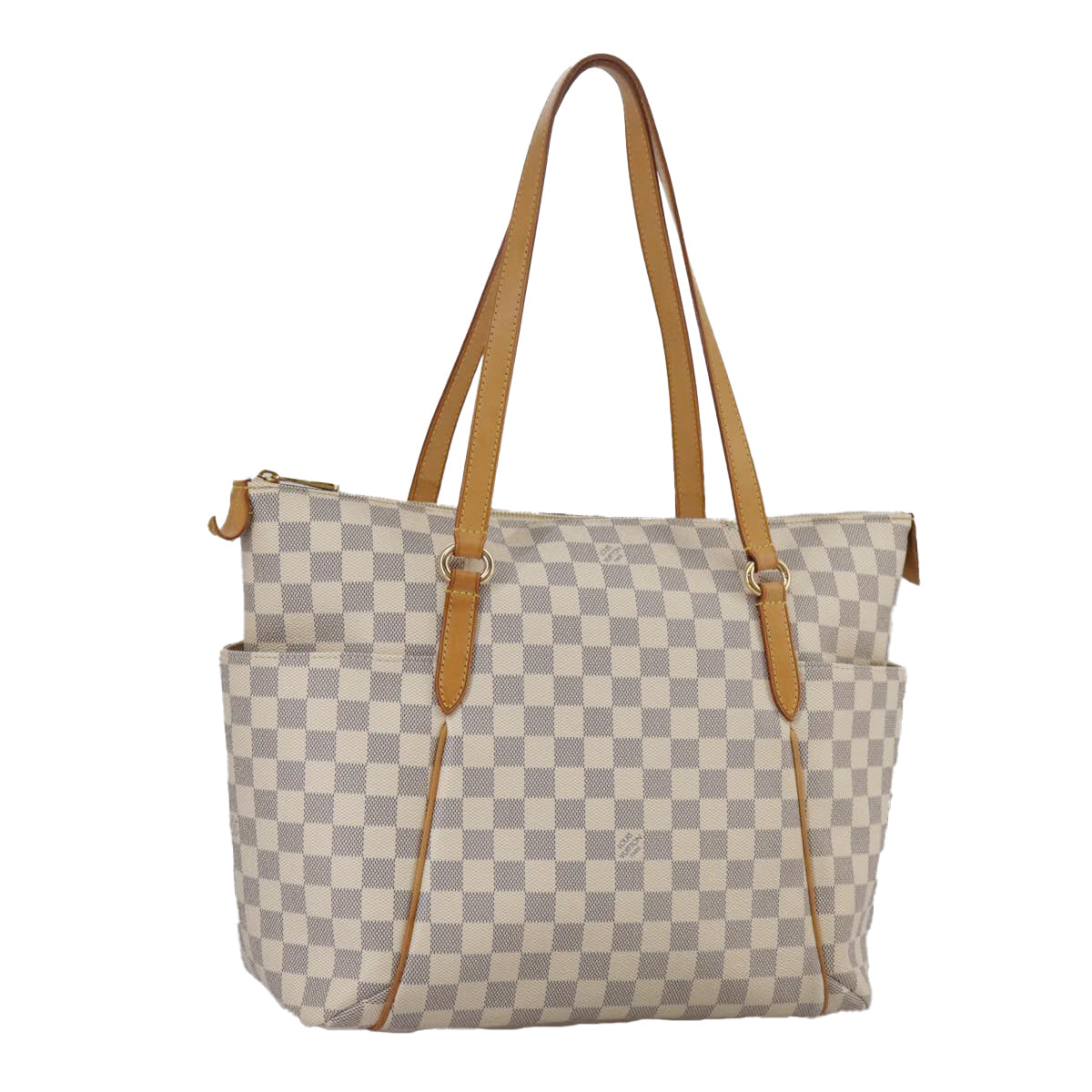 LOUIS VUITTON Damier Azur Totally MM Tote Bag N51262 LV 103372