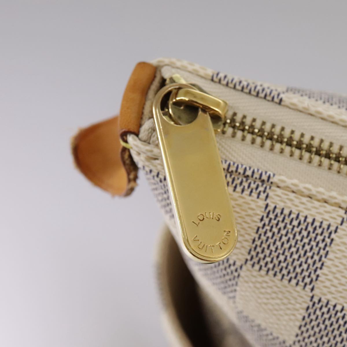LOUIS VUITTON Damier Azur Totally MM Tote Bag N51262 LV 103372