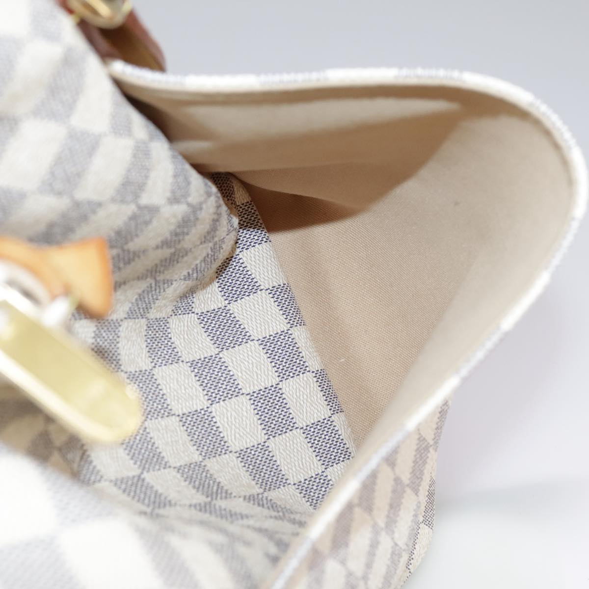 LOUIS VUITTON Damier Azur Totally MM Tote Bag N51262 LV 103372