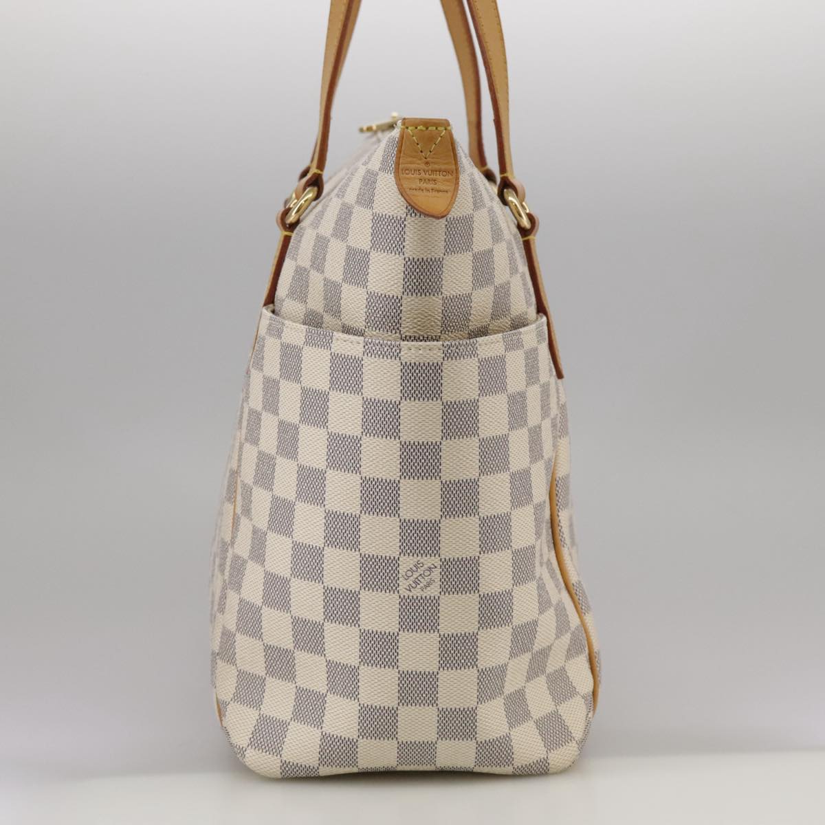 LOUIS VUITTON Damier Azur Totally MM Tote Bag N51262 LV 103372