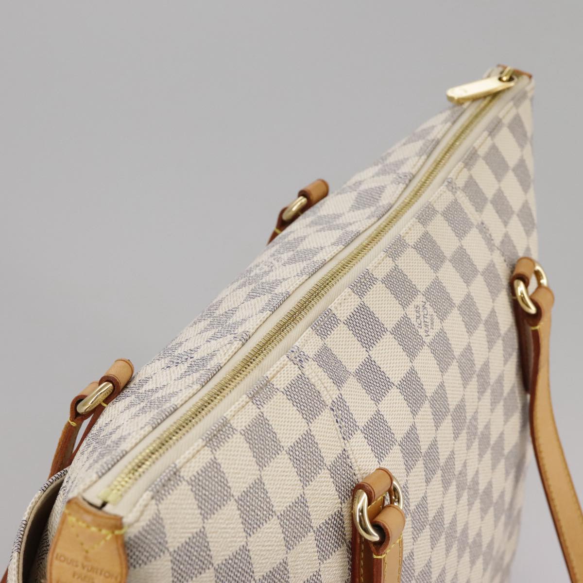 LOUIS VUITTON Damier Azur Totally MM Tote Bag N51262 LV 103372
