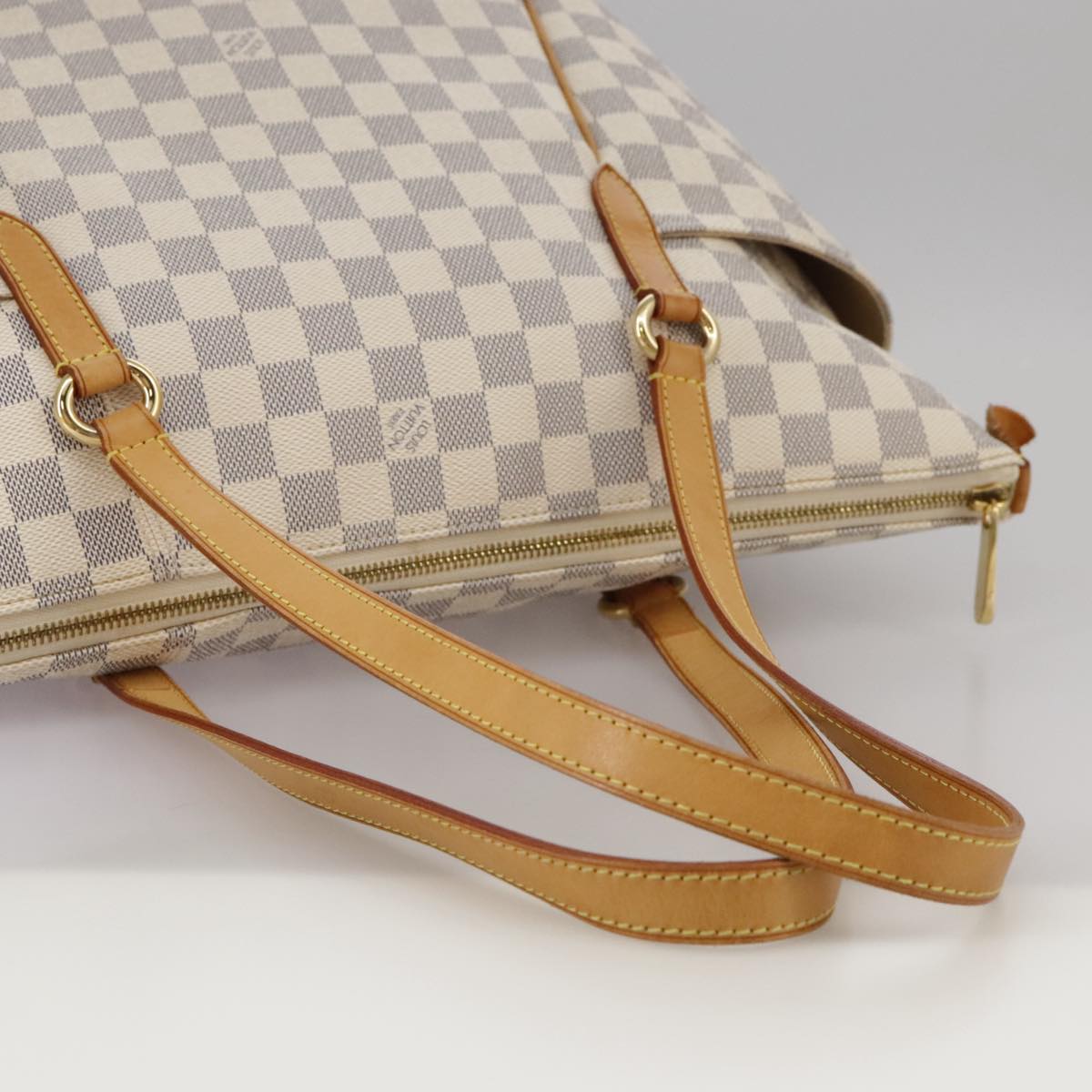 LOUIS VUITTON Damier Azur Totally MM Tote Bag N51262 LV 103372