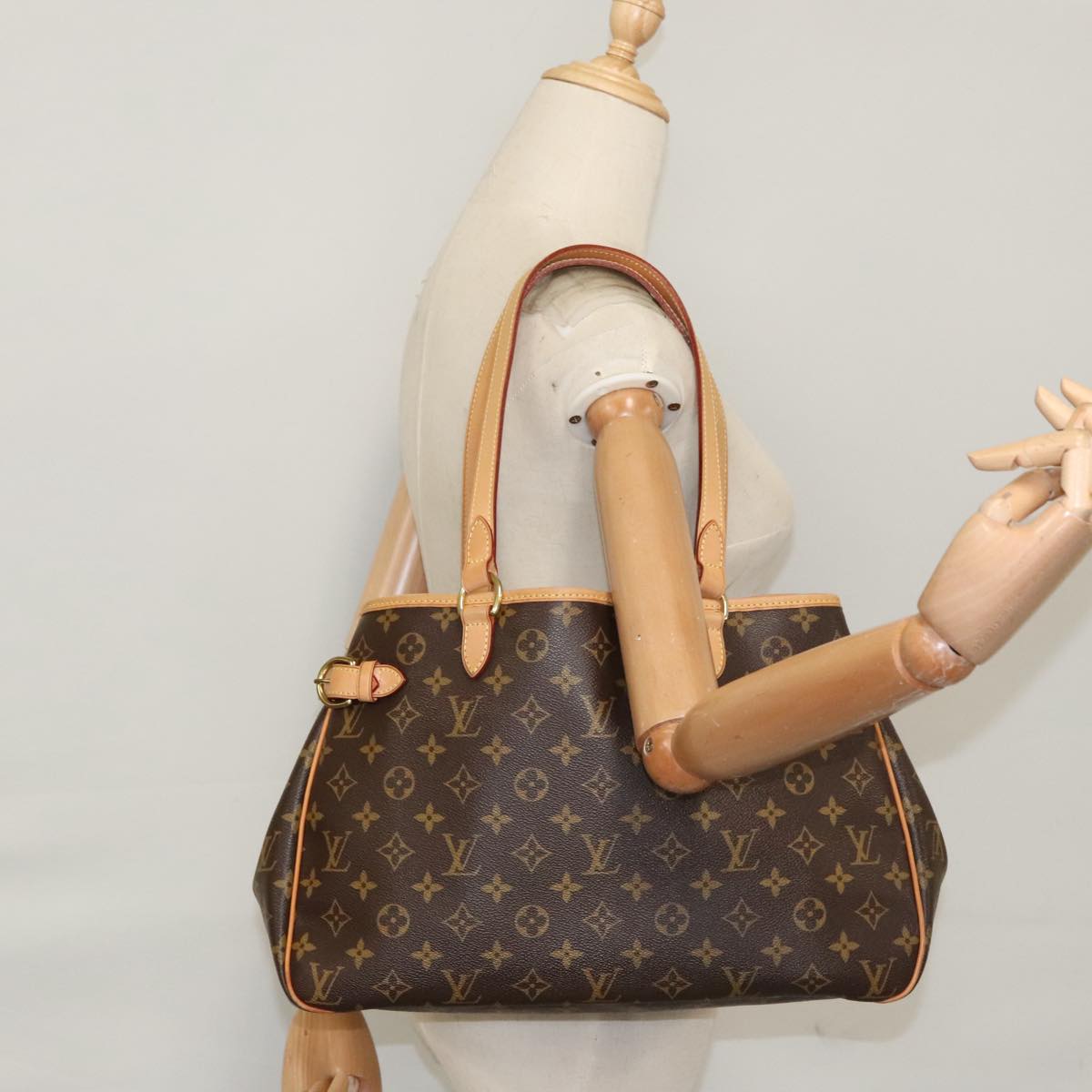 LOUIS VUITTON Monogram Batignolles Horizontal Tote Bag M51154 LV 103373A