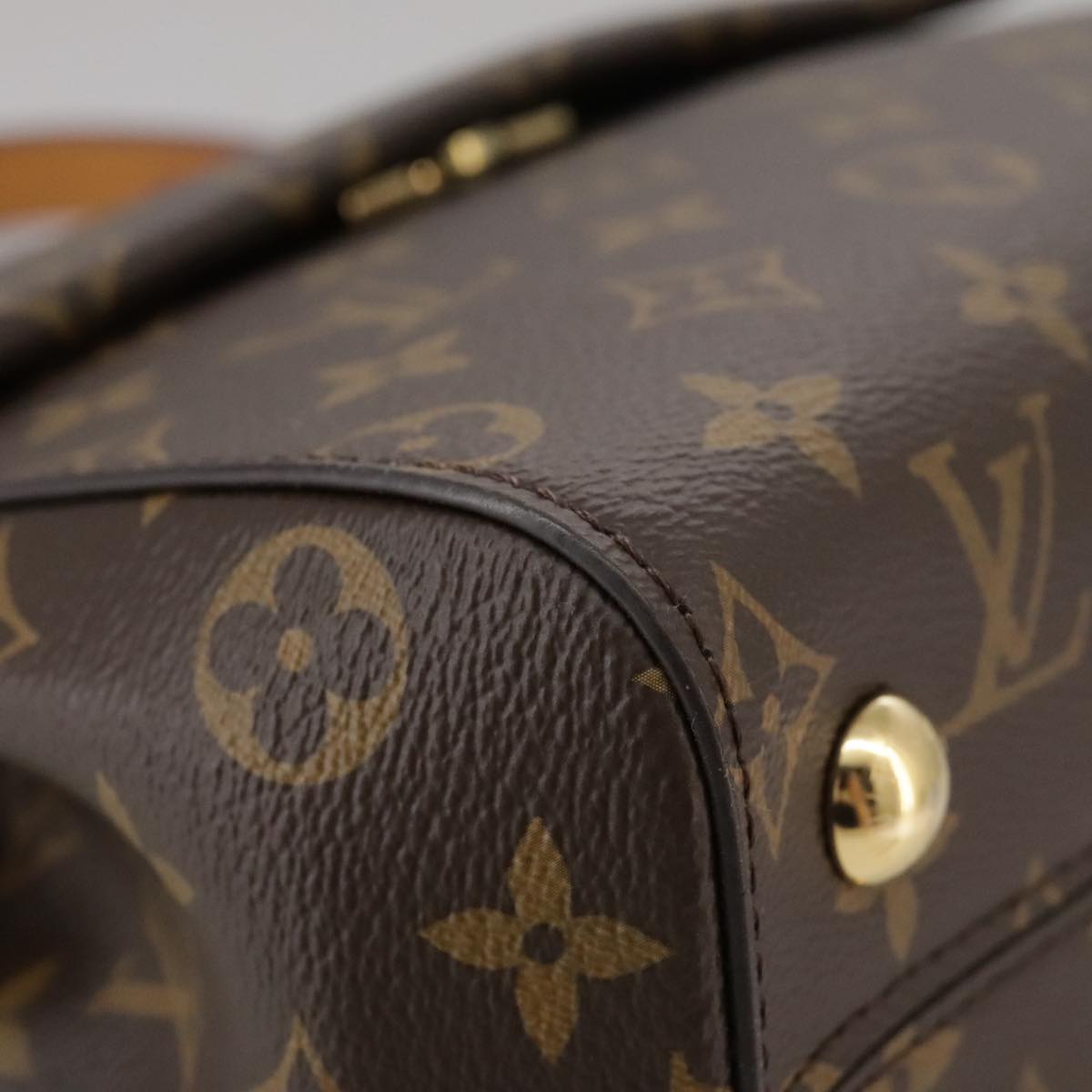 LOUIS VUITTON Monogram Cluny BB Hand Bag 2way M42738 LV 103374A