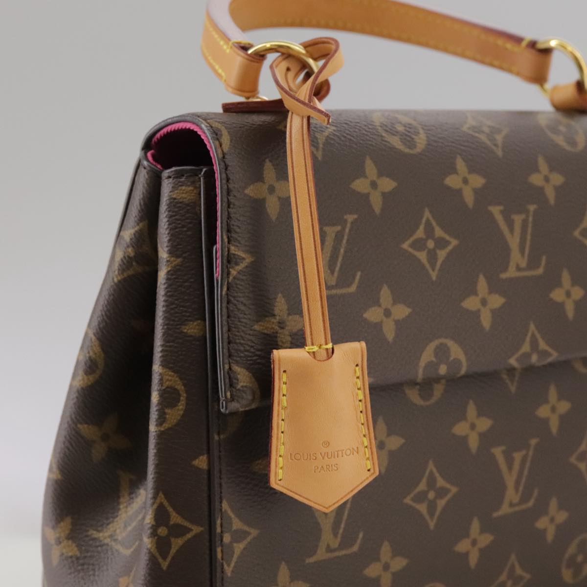 LOUIS VUITTON Monogram Cluny BB Hand Bag 2way M42738 LV 103374A