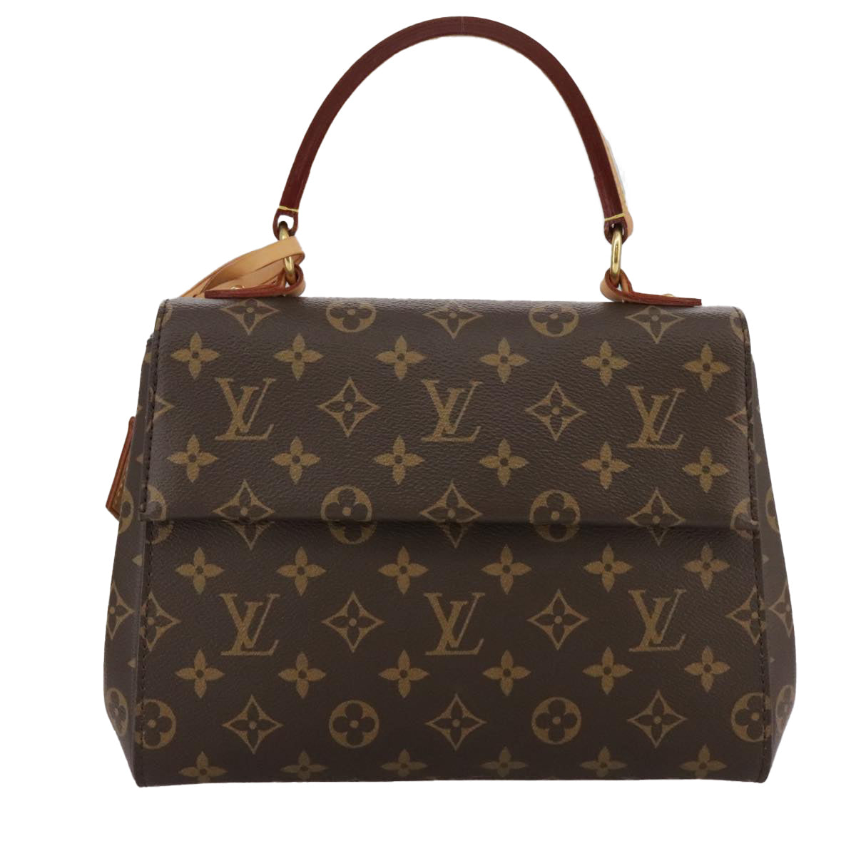 LOUIS VUITTON Monogram Cluny BB Hand Bag 2way M42738 LV 103374A