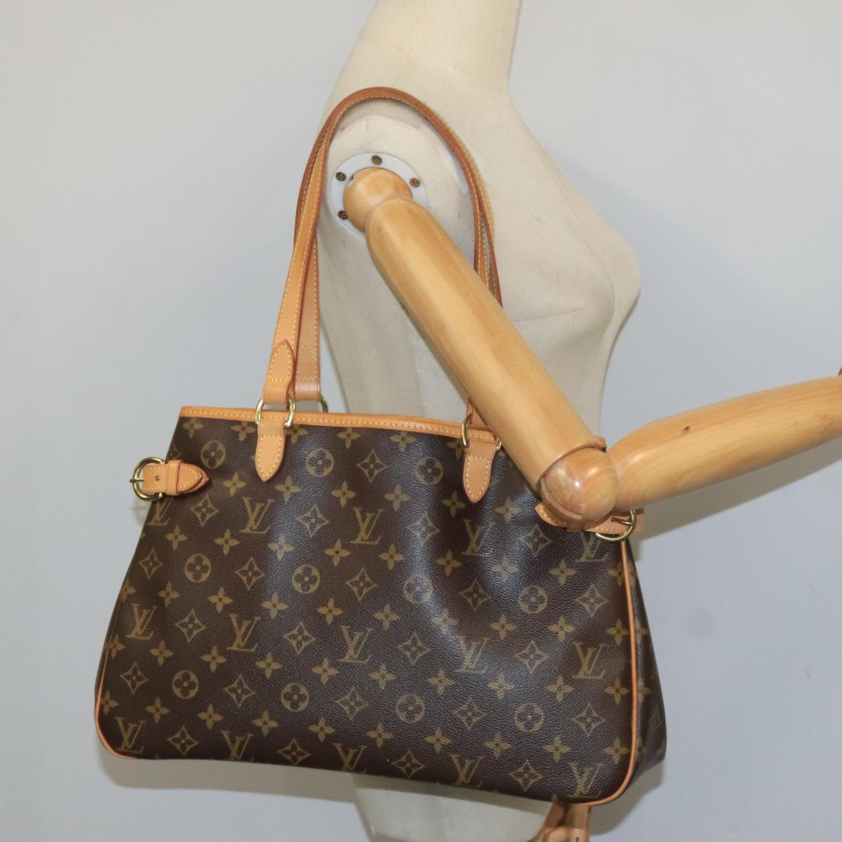 LOUIS VUITTON Monogram Batignolles Horizontal Tote Bag M51154 LV 103375A
