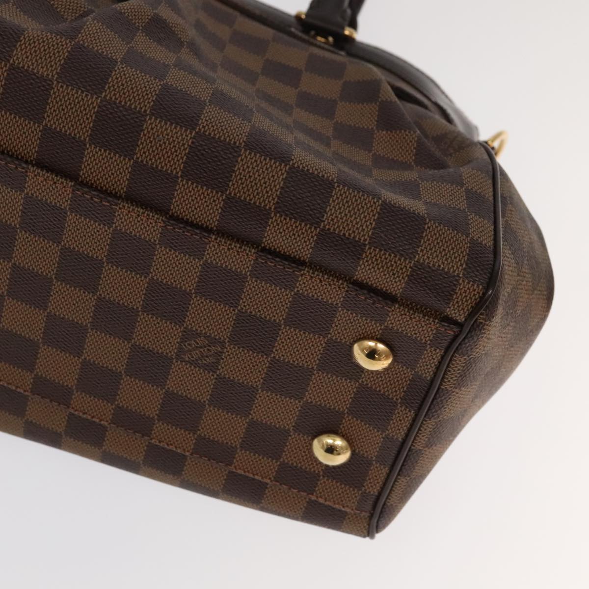 LOUIS VUITTON Damier Ebene Trevi PM Hand Bag 2way N51997 LV 103377A