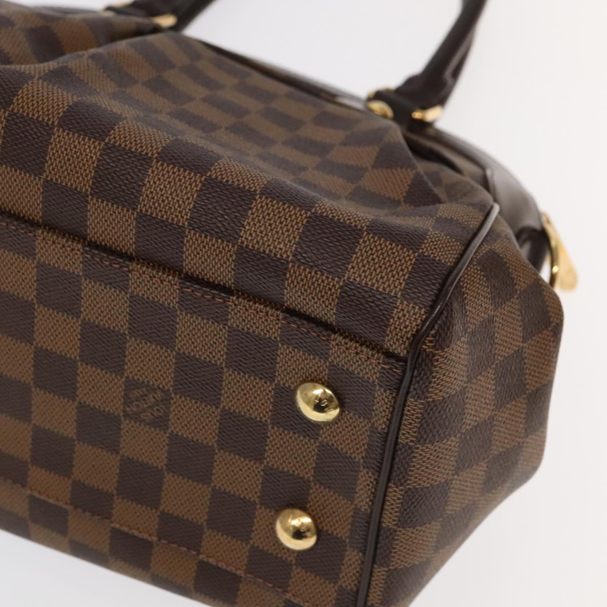LOUIS VUITTON Damier Ebene Trevi PM Hand Bag 2way N51997 LV 103377A