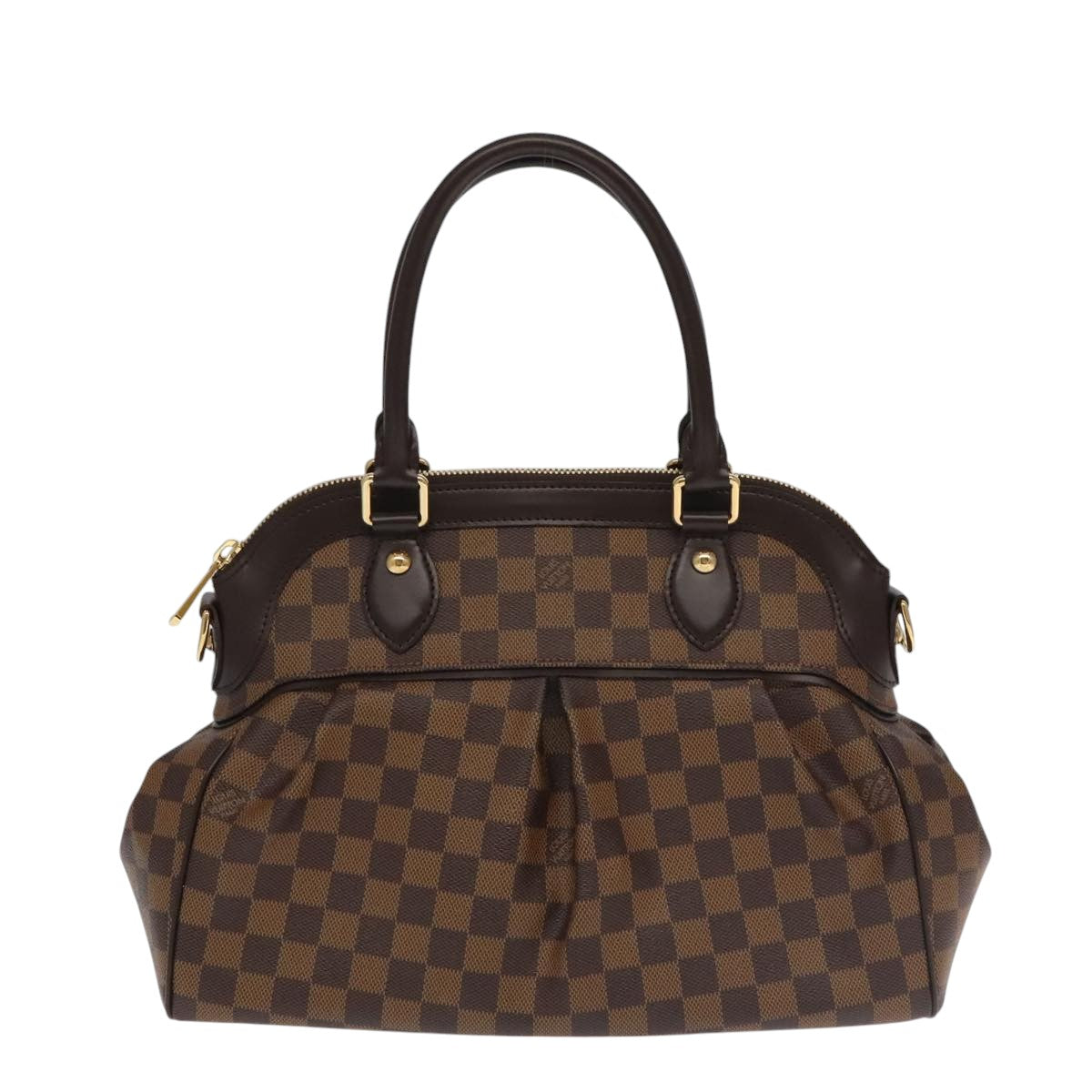 LOUIS VUITTON Damier Ebene Trevi PM Hand Bag 2way N51997 LV 103377A