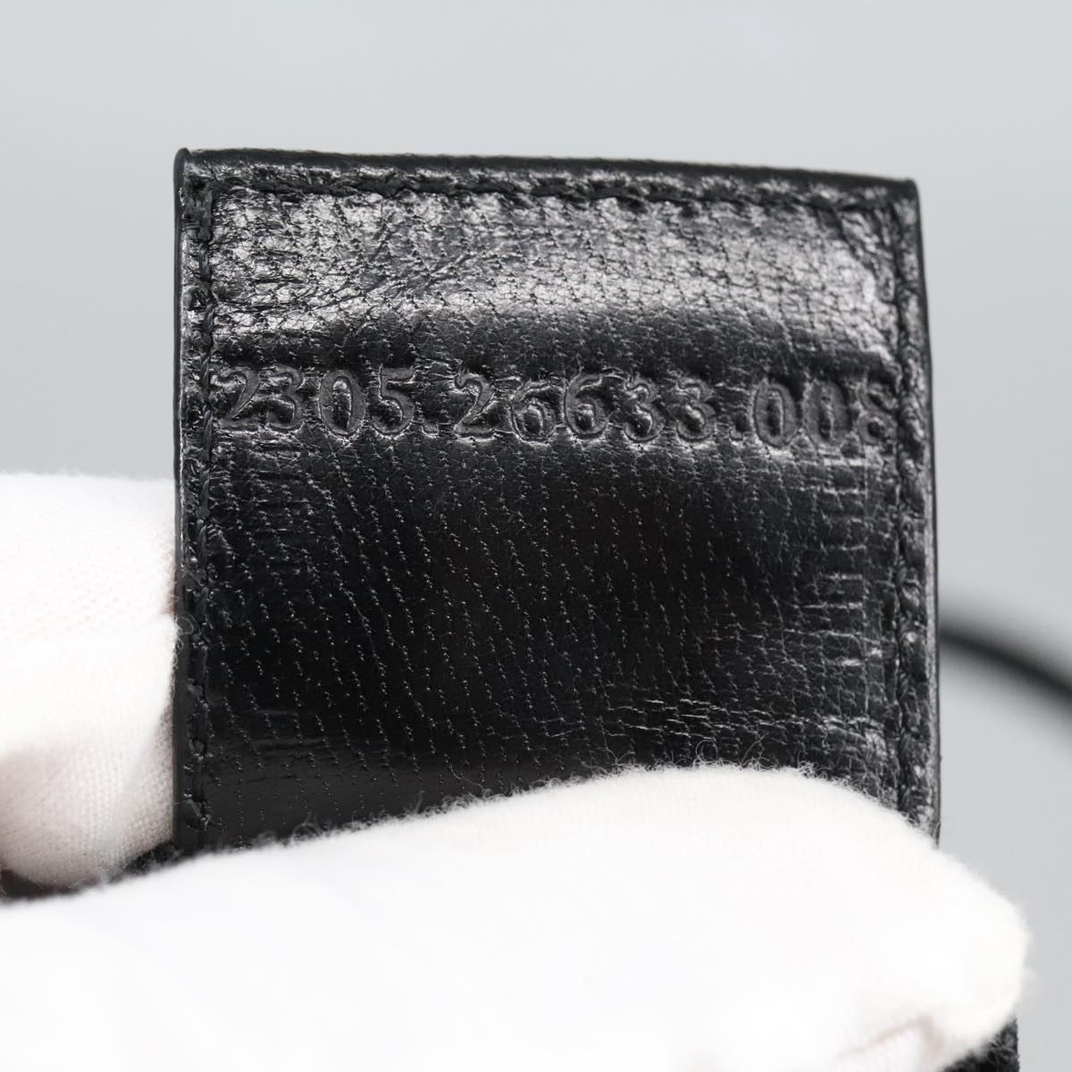FENDI Shoulder Bag Nylon Black Silver 103439