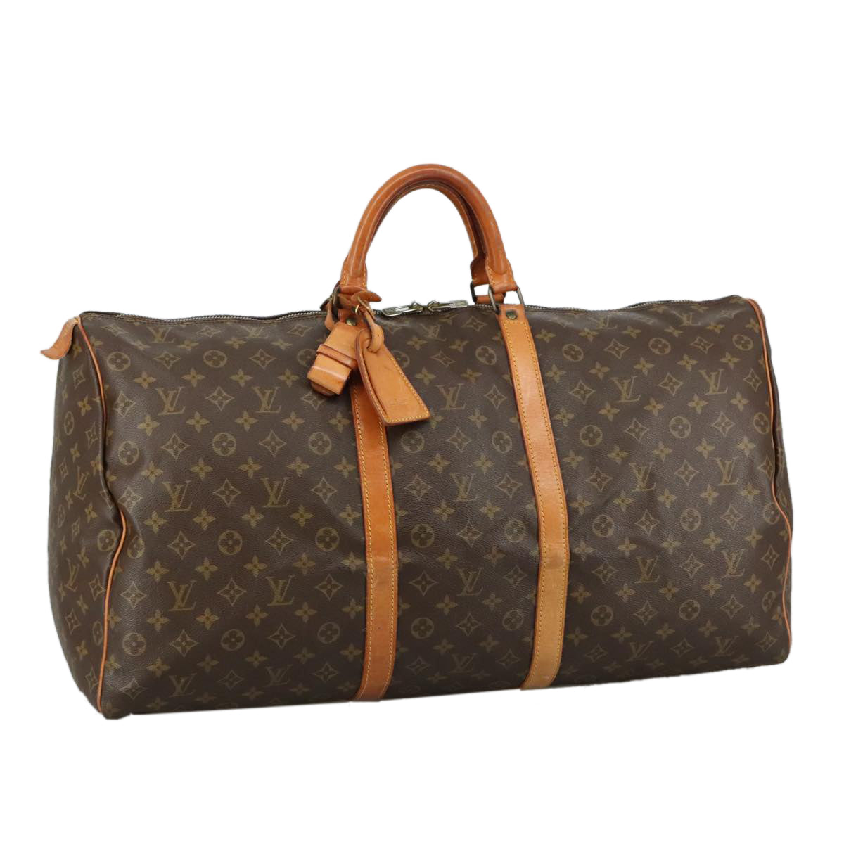 LOUIS VUITTON Monogram Keepall 60 Boston Bag M41422 LV 103507