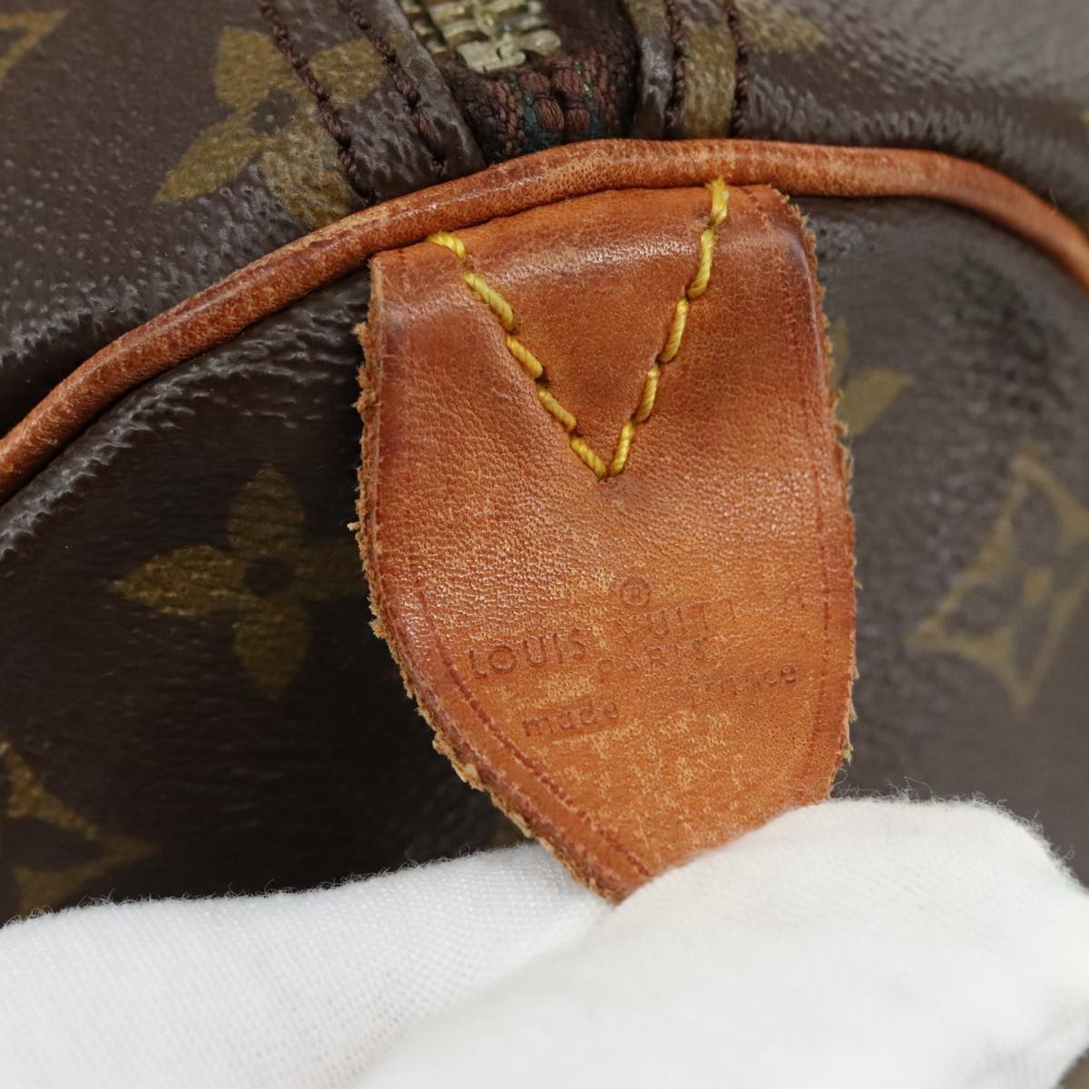 LOUIS VUITTON Monogram Keepall 60 Boston Bag M41422 LV 103507