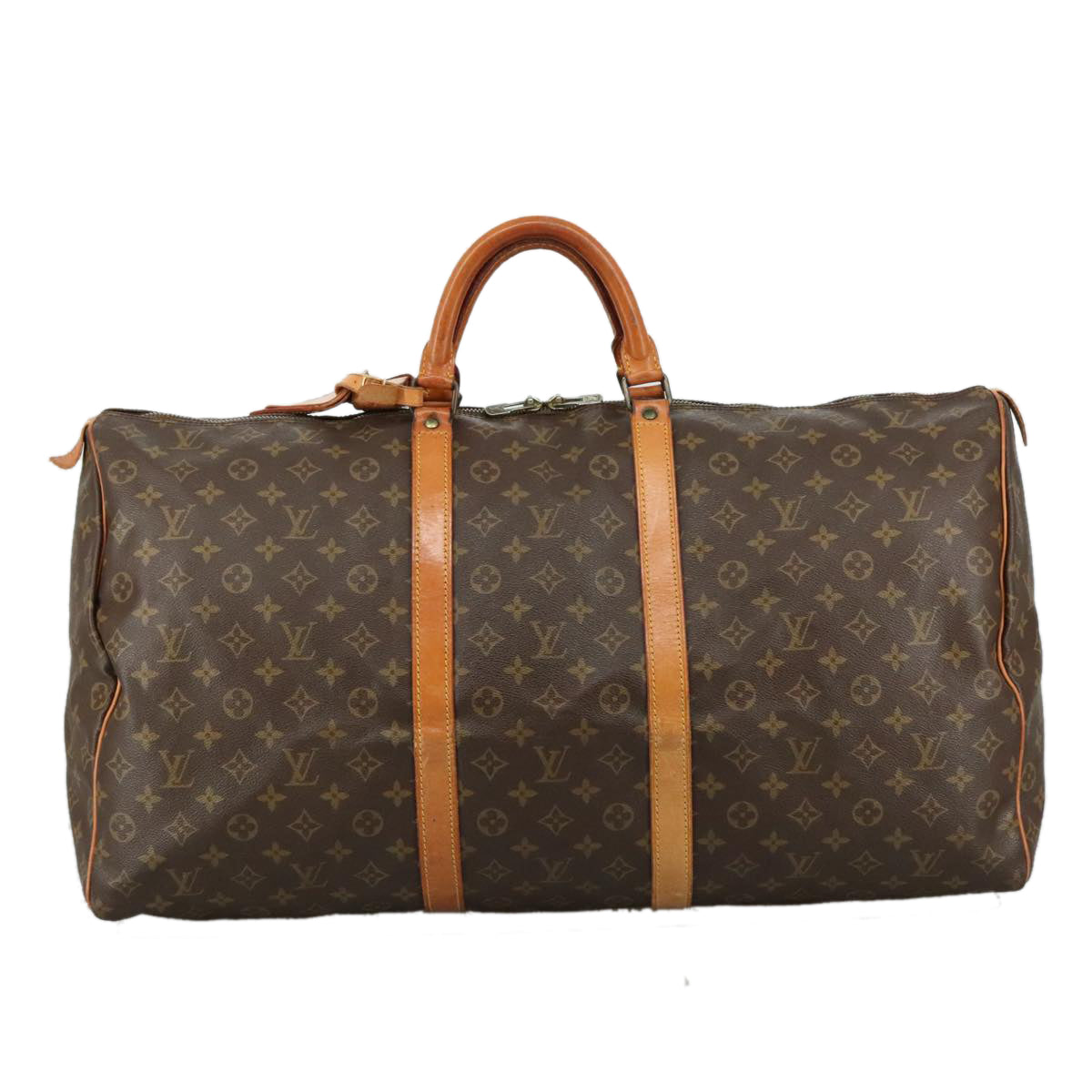LOUIS VUITTON Monogram Keepall 60 Boston Bag M41422 LV 103507