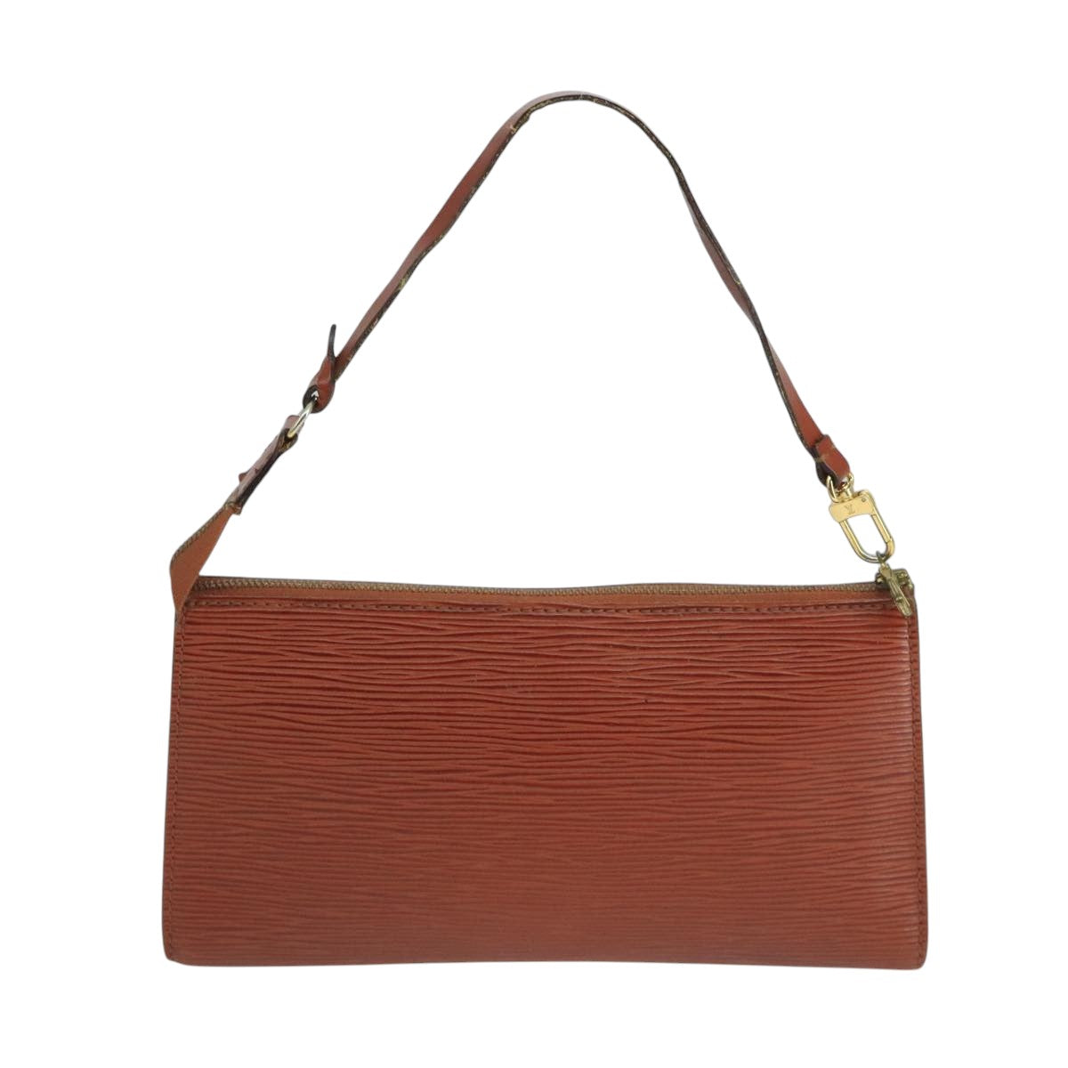LOUIS VUITTON Epi Pochette Accessoires Pouch Brown M52953 LV 103752