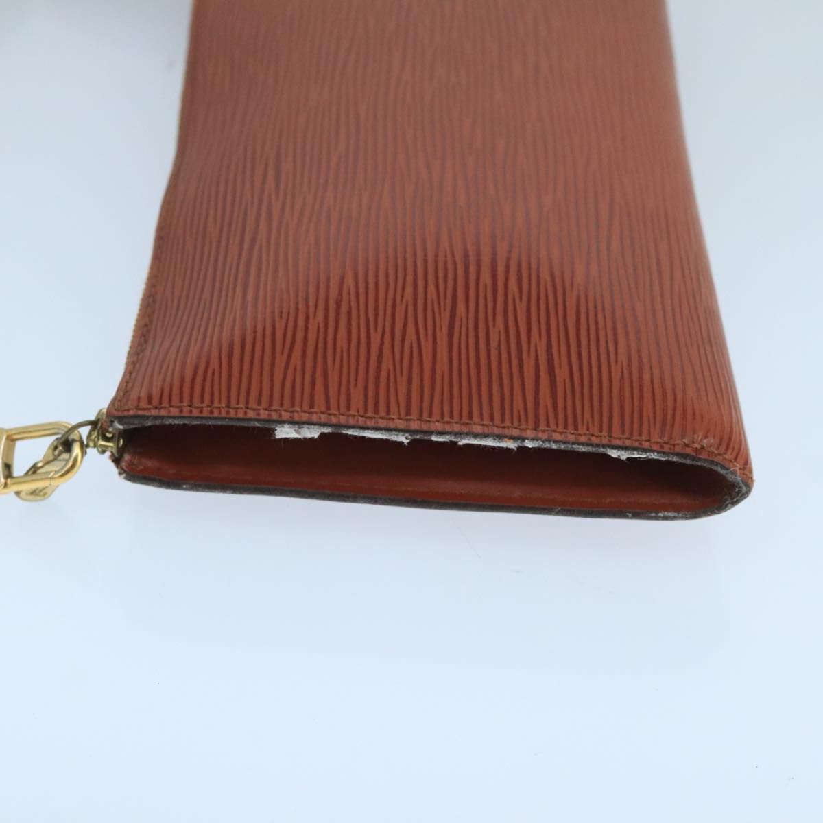 LOUIS VUITTON Epi Pochette Accessoires Pouch Brown M52953 LV 103752