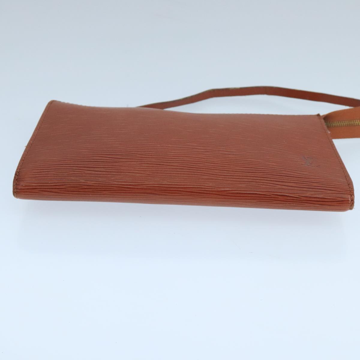 LOUIS VUITTON Epi Pochette Accessoires Pouch Brown M52953 LV 103752
