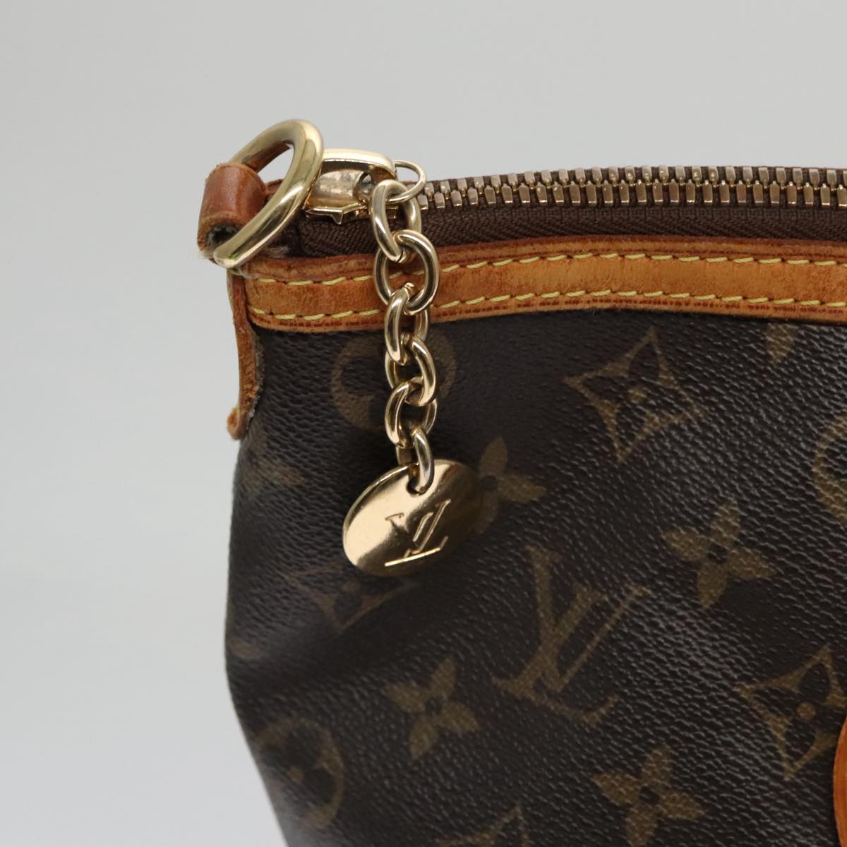 LOUIS VUITTON Monogram Palermo PM Tote Bag M40145 LV 103859
