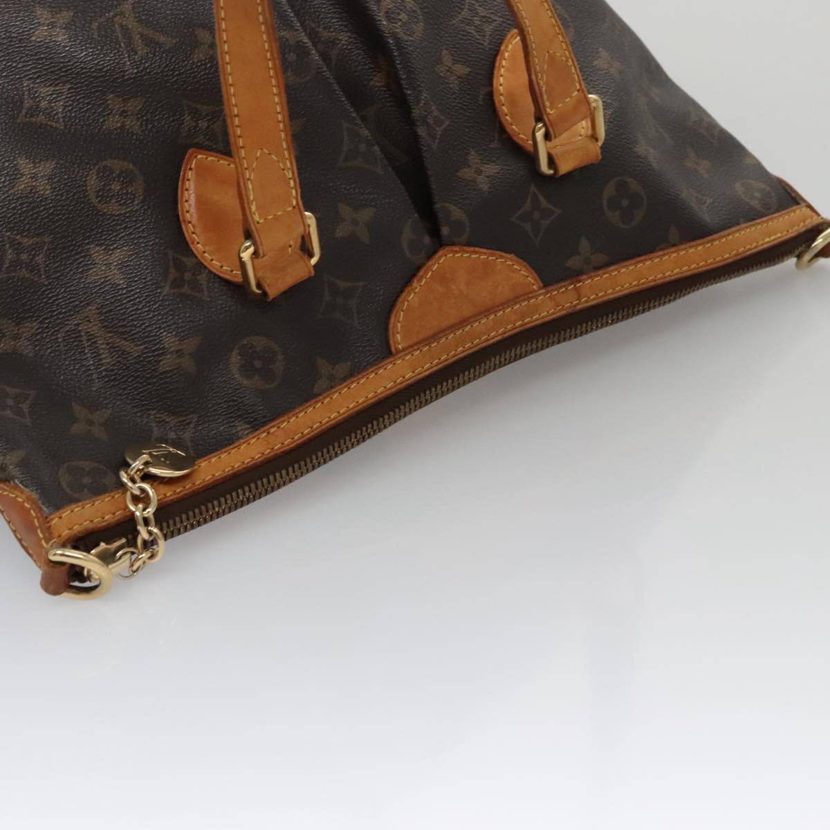 LOUIS VUITTON Monogram Palermo PM Tote Bag M40145 LV 103859