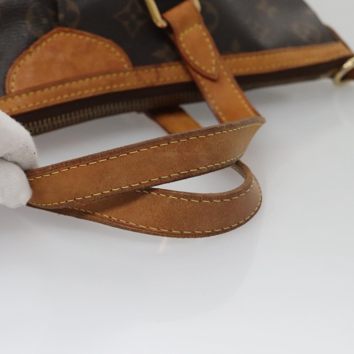 LOUIS VUITTON Monogram Palermo PM Tote Bag M40145 LV 103859