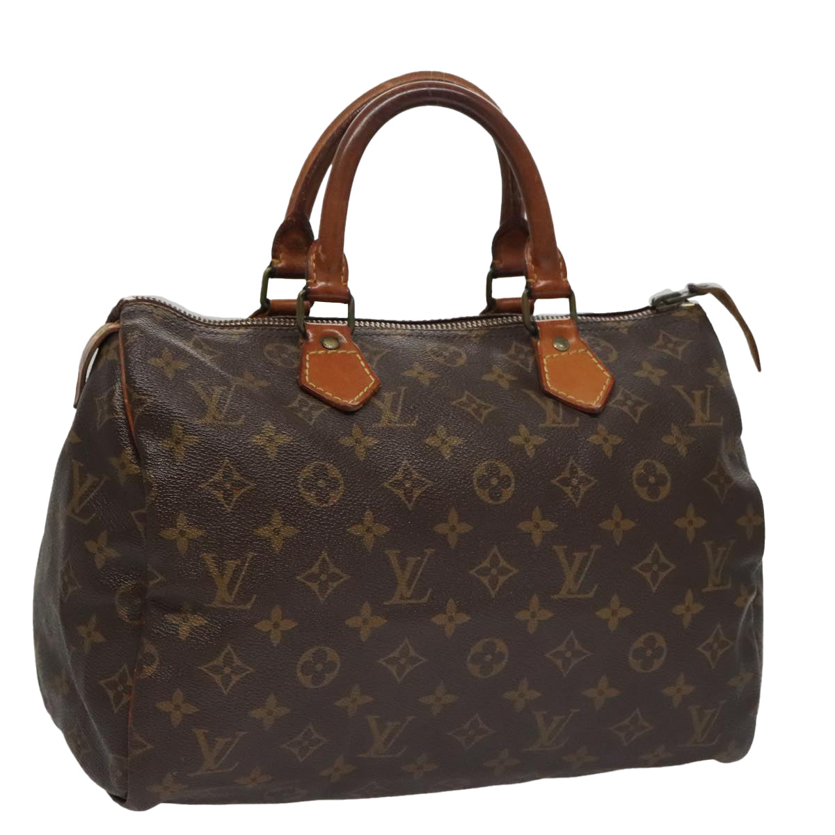 LOUIS VUITTON Monogram Speedy 30 Hand Bag M41526 LV 103865