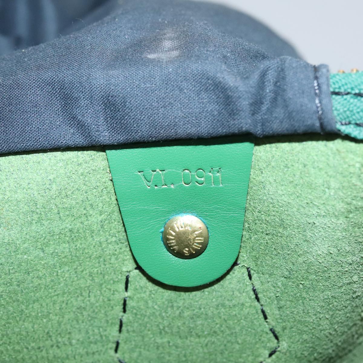 LOUIS VUITTON Epi Speedy 40 Hand Bag Green M42984 LV 103924